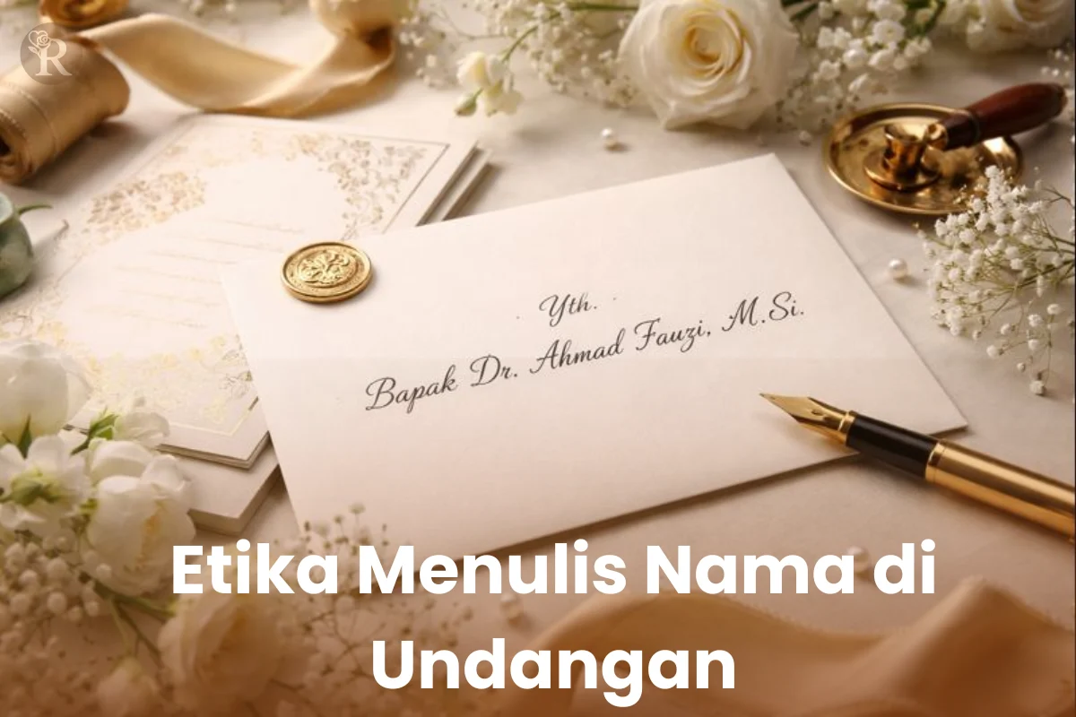 10 Etika Menulis Nama di Undangan yang Sering Dianggap Sepele