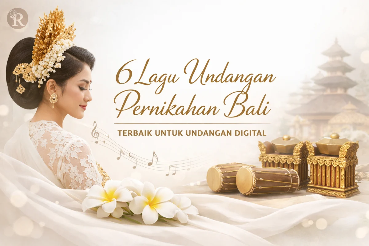 6 Lagu Bali Terbaik untuk Backsound Undangan Digital Pernikahan