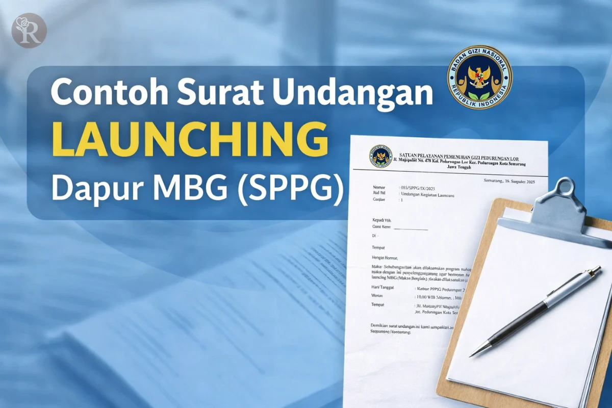 2 Contoh Surat Undangan Launching Dapur MBG (SPPG)