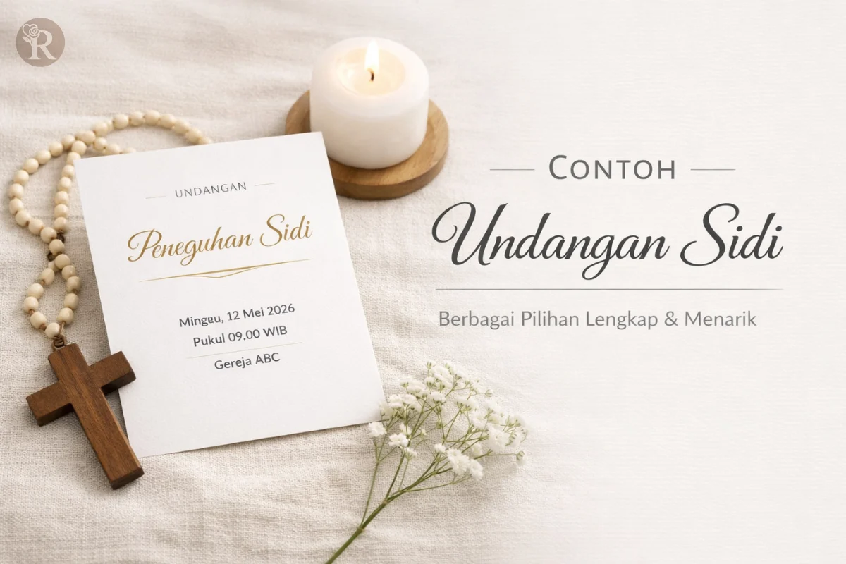 15 Contoh Undangan Sidi Gereja Singkat dan Formal